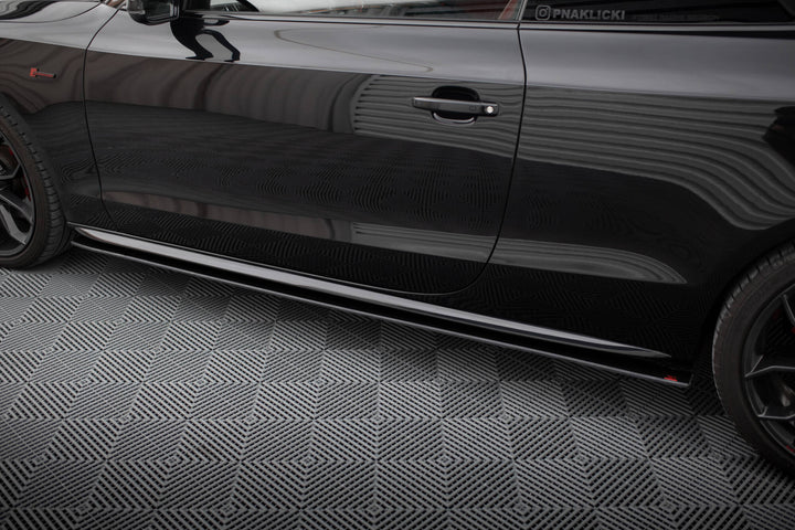 Street Pro Side Skirts Diffusers suitable for Audi A5 / A5 S-Line / S5 Coupe / Cabrio 8T / 8T Facelift