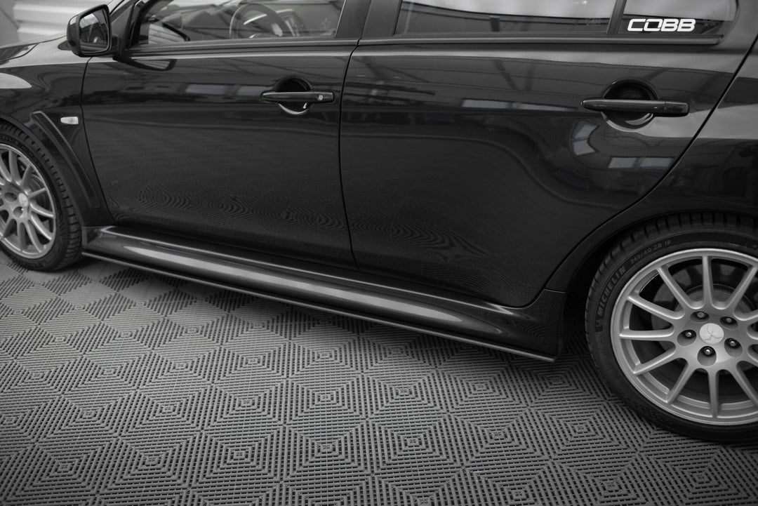 Street Pro Side Skirts Diffusers suitable for Mitsubishi Lancer EVO X