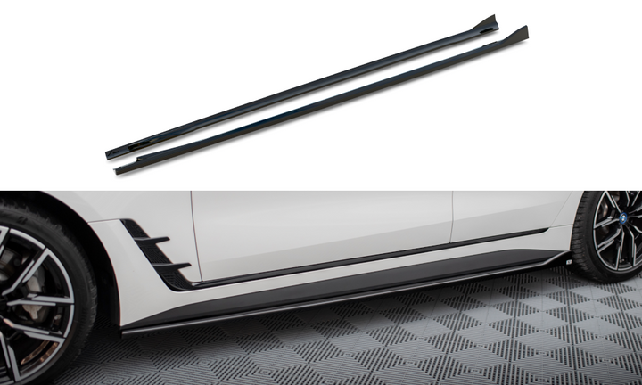 SIDE SKIRTS DIFFUSERS V.1 BMW I4 M-PACK G26