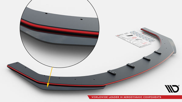 Street Pro Front Splitter + Flaps Mercedes-AMG CLE 53 C236