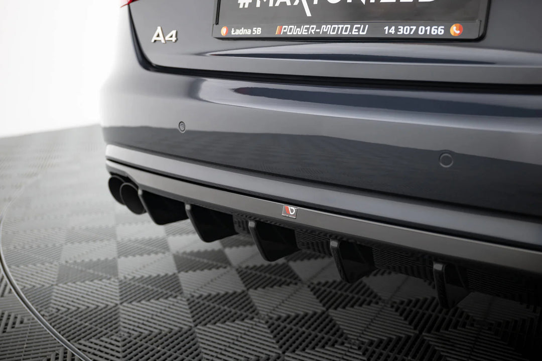 Rear Valance Audi A4 B8 Facelift (Version with dual exhausts on both sides)