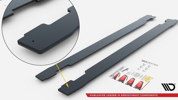 RACING DURABILITY SIDE SKIRTS DIFFUSERS FORD FOCUS RS MK3