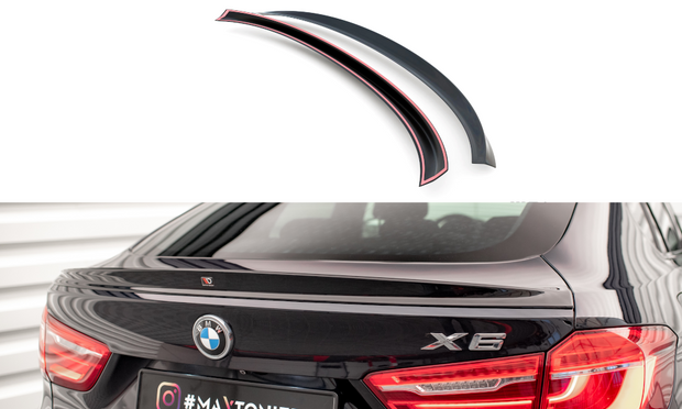 SPOILER CAP (3D) V.2 BMW X6 M-PACK F16