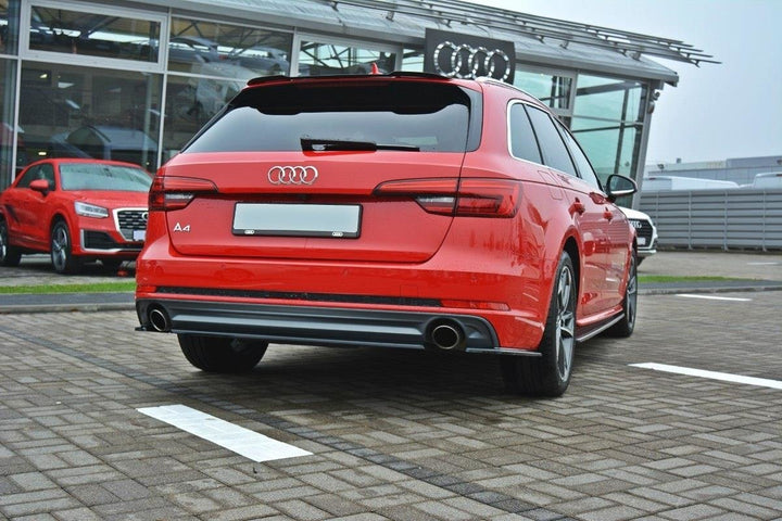 CENTRAL REAR SPLITTER AUDI A4 B9 S-LINE