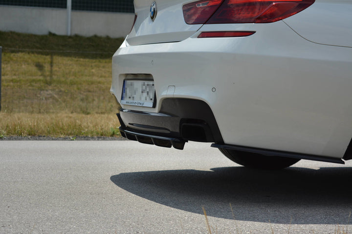 CENTRAL REAR SPLITTER BMW 6 GRAN COUPÉ MPACK (WITH A VERTICAL BAR)