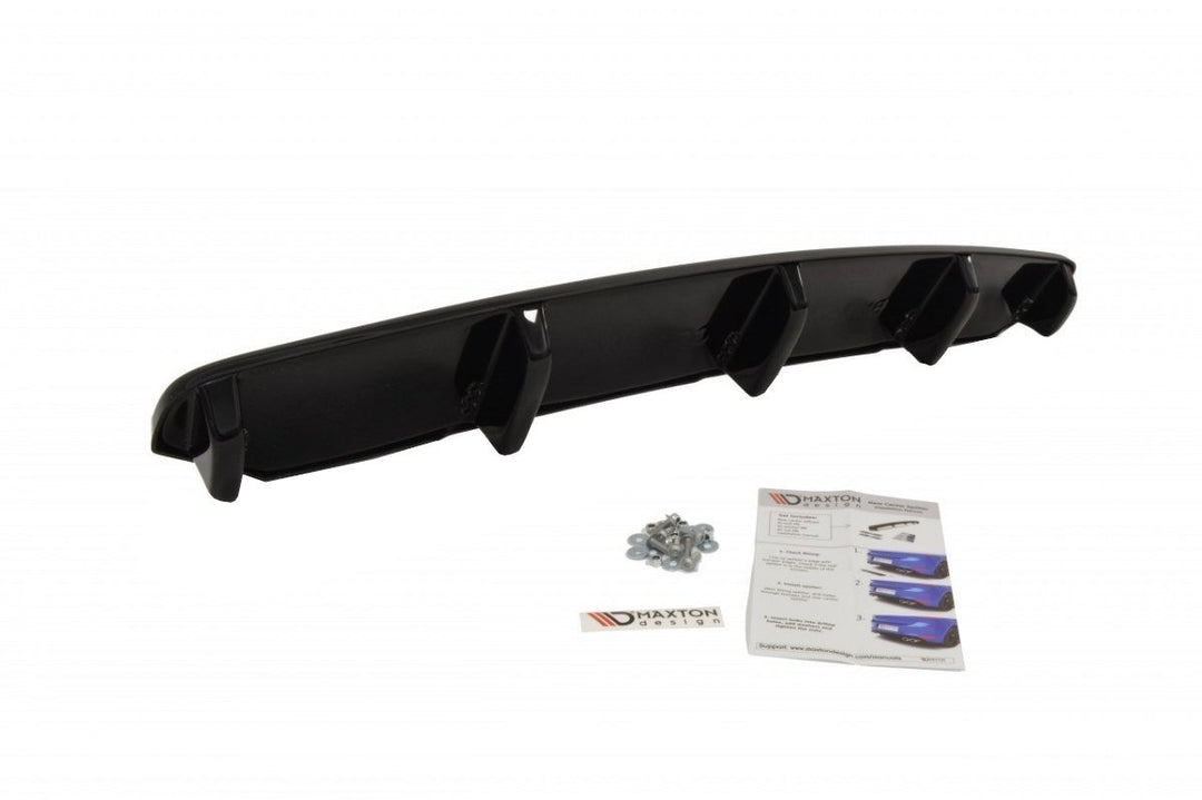 CENTRAL REAR SPLITTER BMW 6 GRAN COUPÉ MPACK (WITH A VERTICAL BAR)