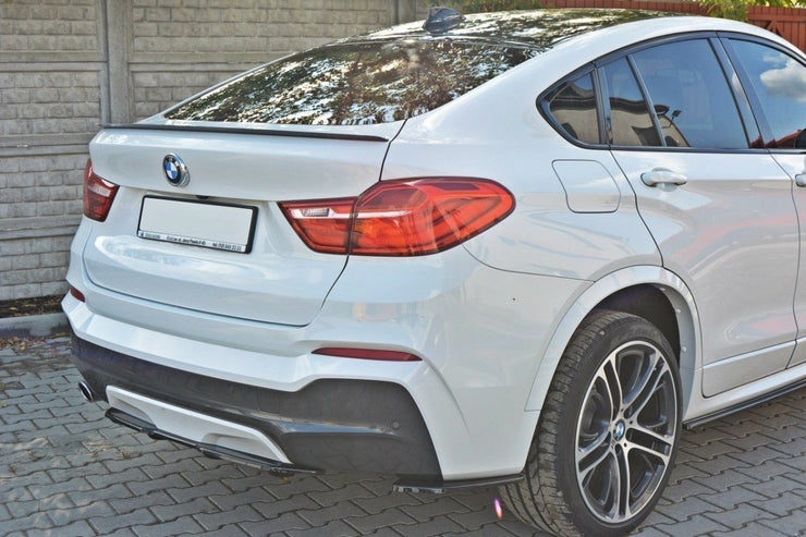 CENTRAL REAR SPLITTER BMW X4 M-PACK (WITH A VERTICAL BAR)