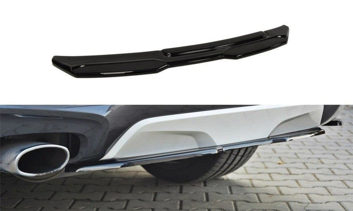 CENTRAL REAR SPLITTER BMW X4 M-PACK (WITHOUT A VERTICAL BAR)