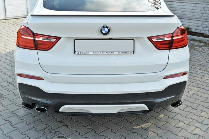 CENTRAL REAR SPLITTER BMW X4 M-PACK (WITHOUT A VERTICAL BAR)