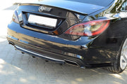 CENTRAL REAR SPLITTER MERCEDES CLS C218 (WITH A VERTICAL BAR) AMG LINE