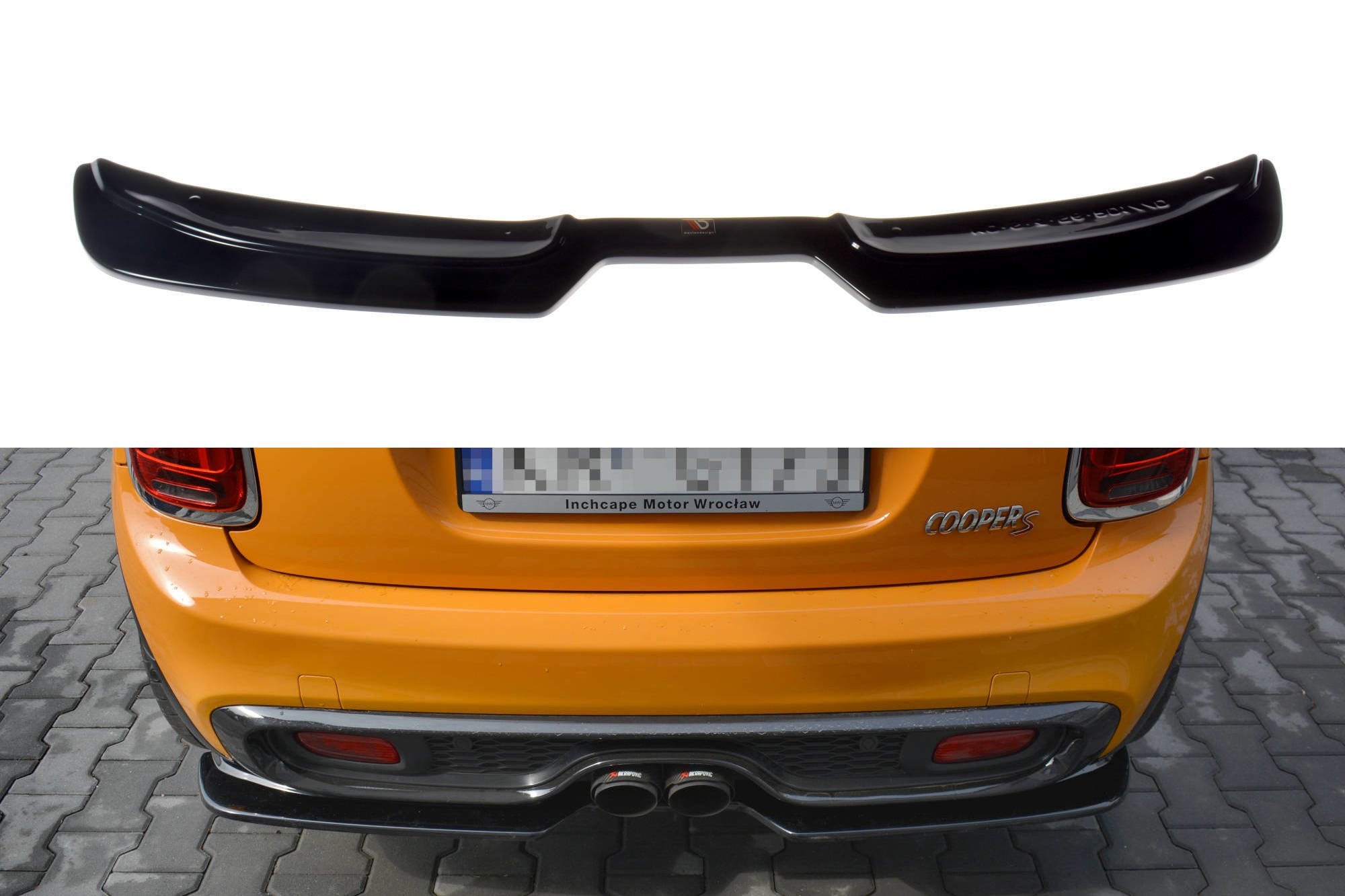 CENTRAL REAR SPLITTER MINI COOPER S MK3 PREFACE 3-DOOR (F56) – Maxton ...