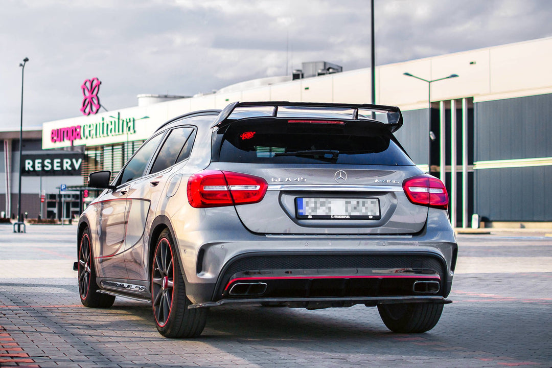 CENTRAL REAR SPLITTER (WITH VERTICAL BARS) MERCEDES-BENZ GLA 45 AMG SUV (X156) PREFACE