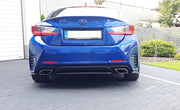 CENTRAL REAR SPLITTER (WITHOUT VERTICAL BARS) LEXUS RC