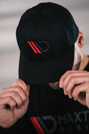 CAP BLACK/RED LOGO