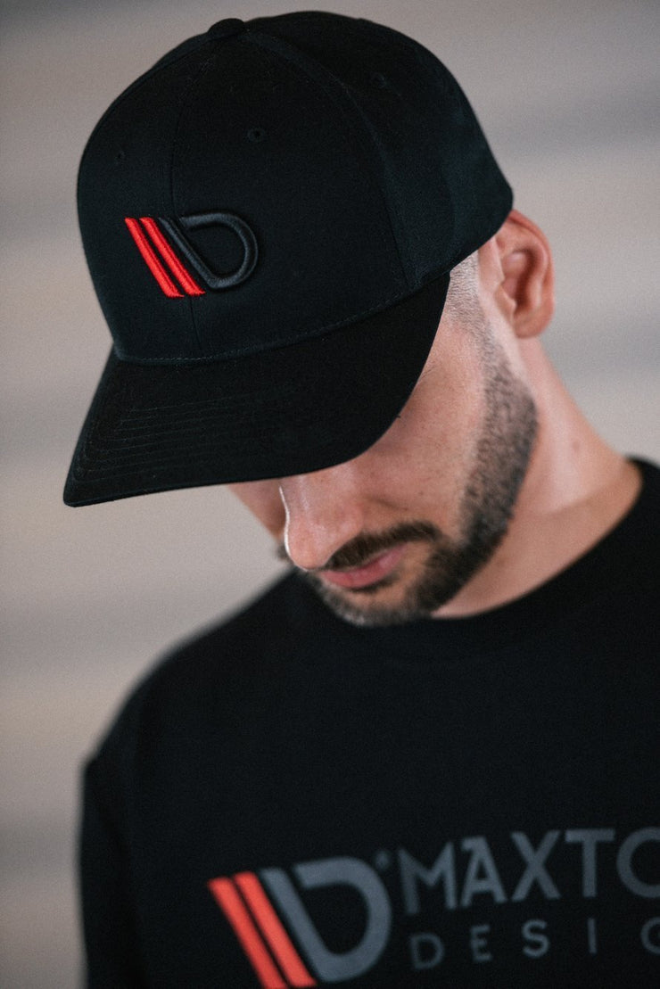 CAP BLACK/RED LOGO