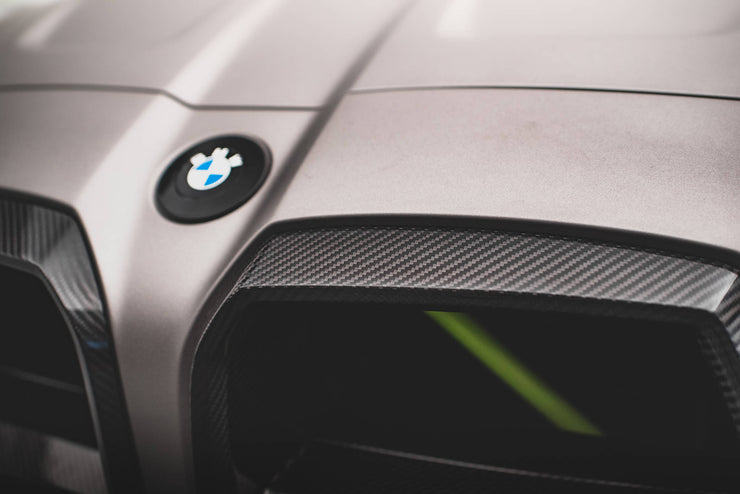 Carbon frontsplitter passend voor de BMW M3 G80 en M4 G82 versie 1 Maxton  Design 