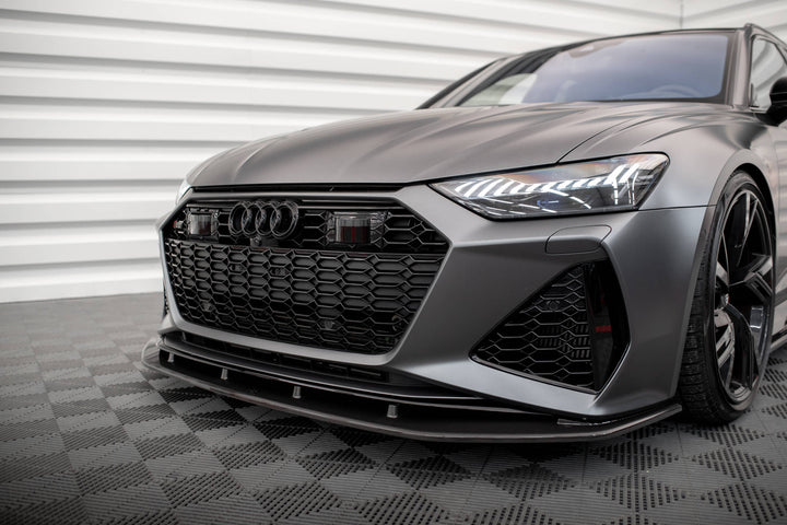 CARBON FIBER FRONT SPLITTER AUDI RS6 C8 / RS7 C8