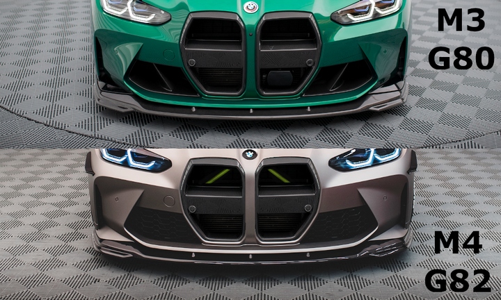 CARBON FIBER FRONT SPLITTER V.2 BMW M4 G82 / M3 G80