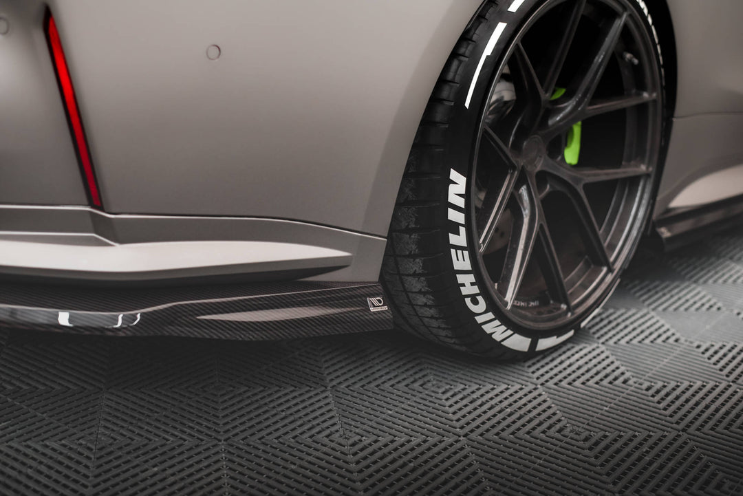 CARBON FIBER REAR SIDE SPLITTERS BMW M4 G82 (SET FOR DIFFUSER ONLY)