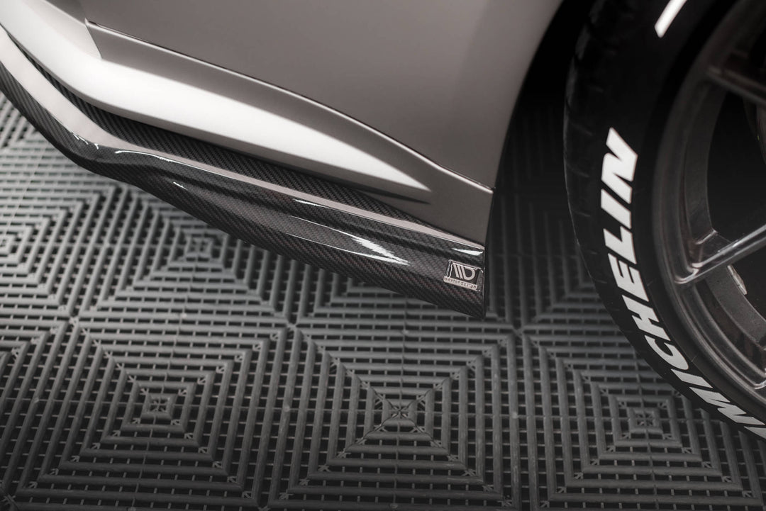 CARBON FIBER REAR SIDE SPLITTERS BMW M4 G82 (SET FOR DIFFUSER ONLY)