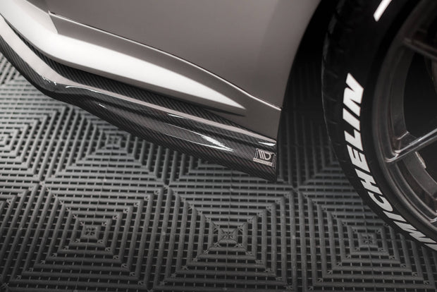 CARBON FIBER REAR SIDE SPLITTERS BMW M4 G82 (SET FOR DIFFUSER ONLY)