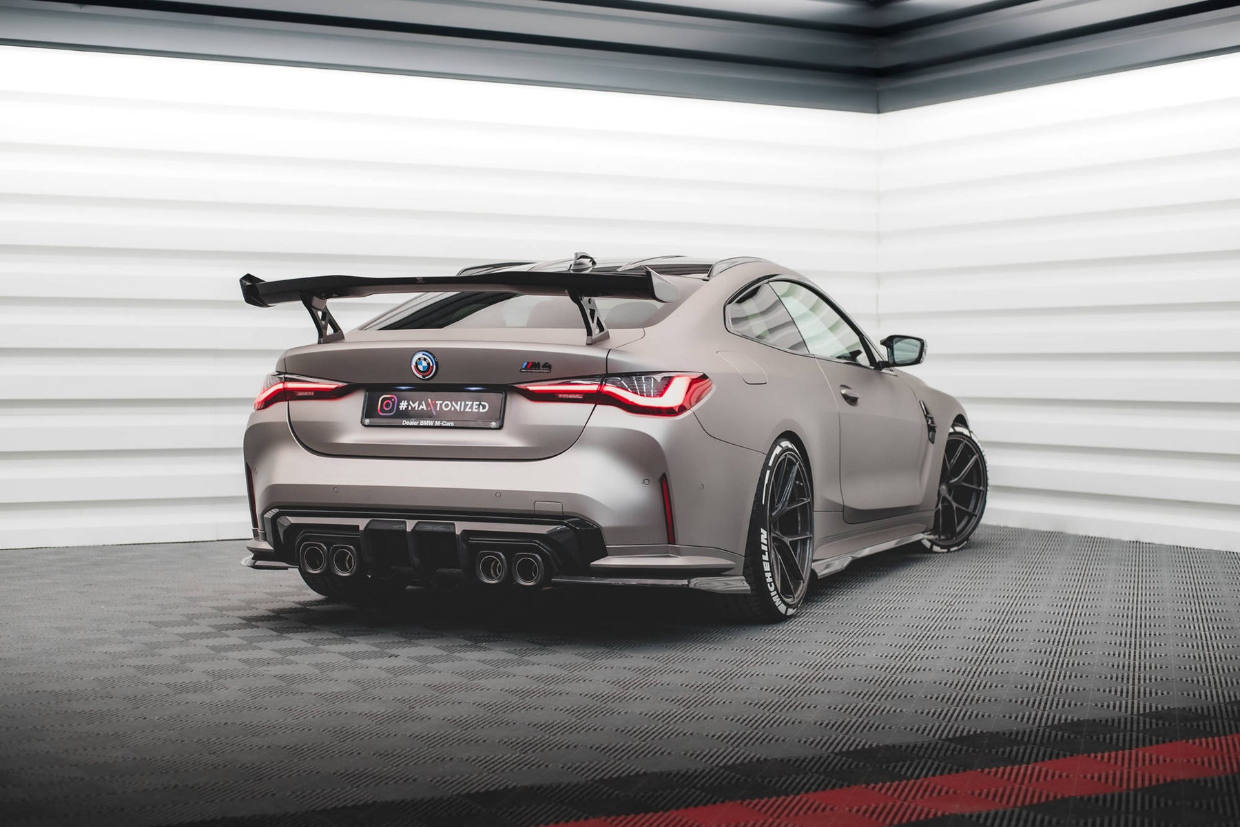 M4 Rear Wing CARBON FIBER SPOILER WING BMW M4 G82 / M440I G22 / 4 M-PACK G22 ...