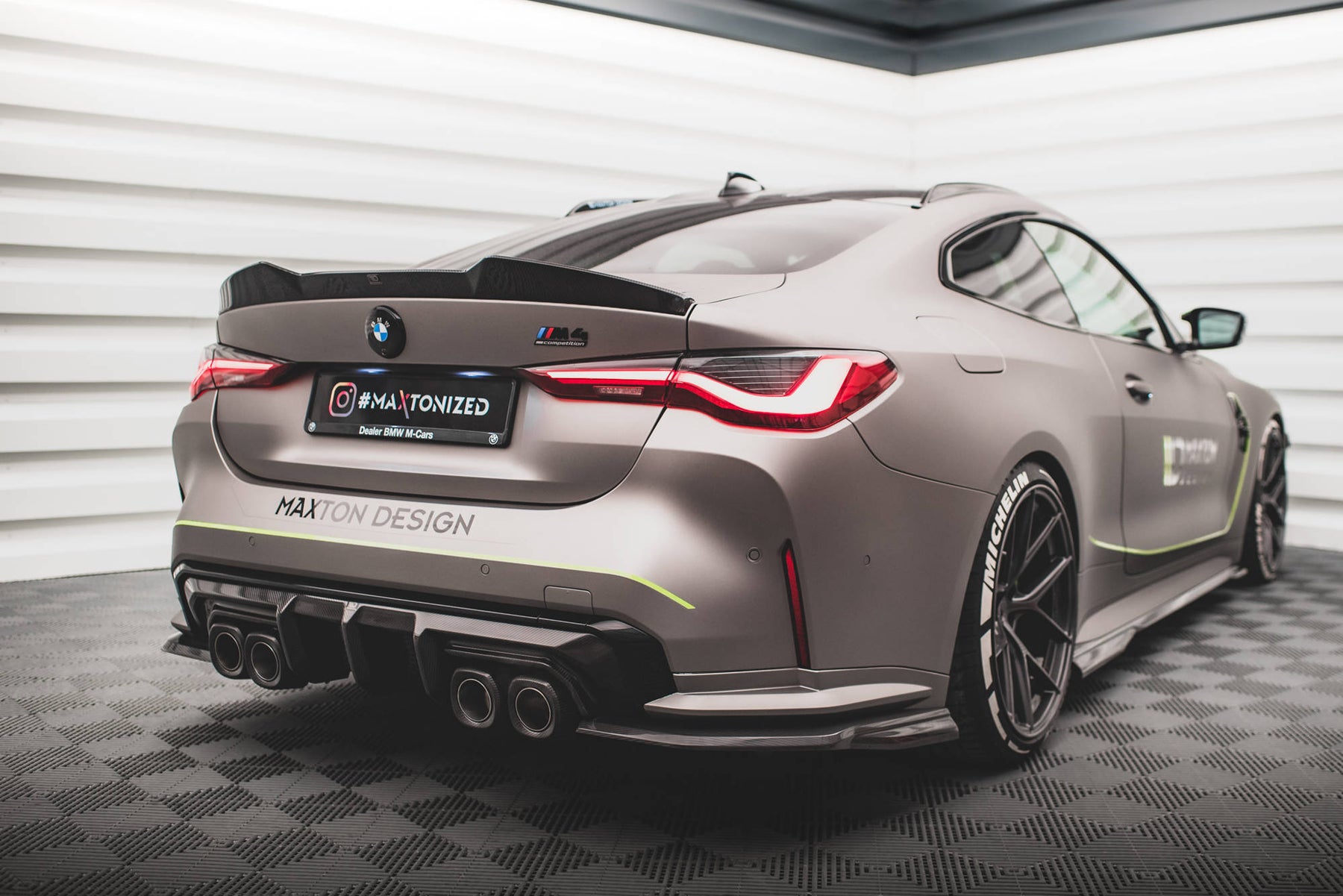 CARBON FIBER DUCKTAIL SPOILER BMW M4 G82 – Maxton Design USA