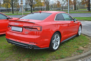 CENTRAL REAR SPLITTER AUDI A5 S-LINE F5 COUPE / SPORTBACK (WITH VERTICAL BARS)