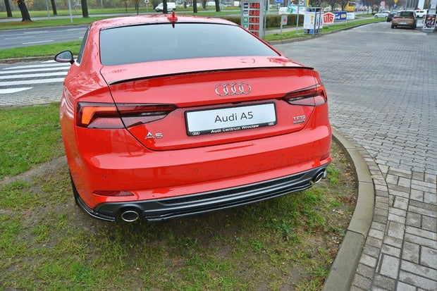 CENTRAL REAR SPLITTER AUDI A5 S-LINE F5 COUPE / SPORTBACK (WITHOUT VERTICAL BARS)