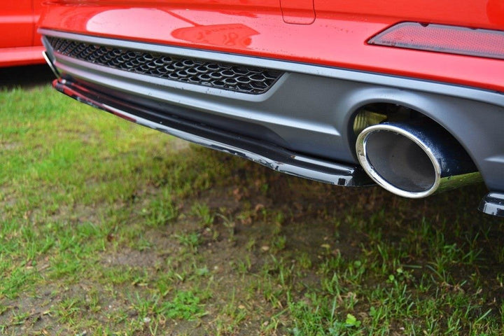 CENTRAL REAR SPLITTER AUDI A5 S-LINE F5 COUPE / SPORTBACK (WITHOUT VERTICAL BARS)