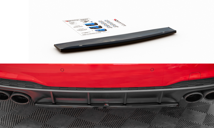 CENTRAL REAR SPLITTER AUDI S7 C8 S-LINE