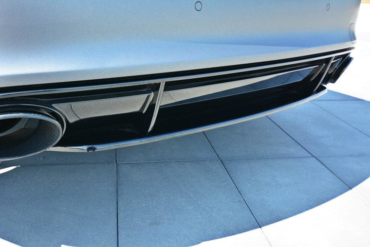 CENTRAL REAR SPLITTER AUDI RS7 C7 FL