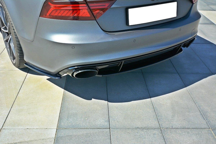 CENTRAL REAR SPLITTER AUDI RS7 C7 FL
