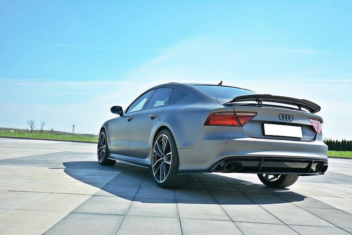 CENTRAL REAR SPLITTER AUDI RS7 C7 FL