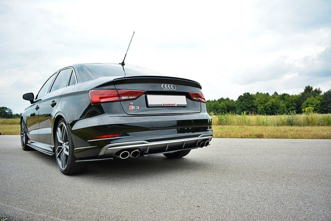 CENTRAL REAR SPLITTER AUDI S3 8V FL SEDAN