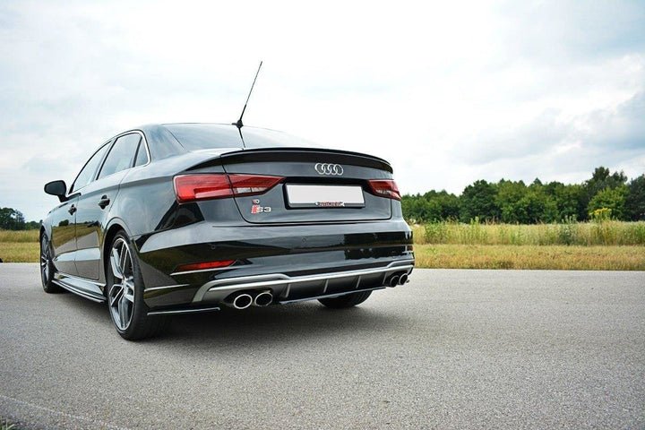 CENTRAL REAR SPLITTER AUDI S3 8V FL SEDAN
