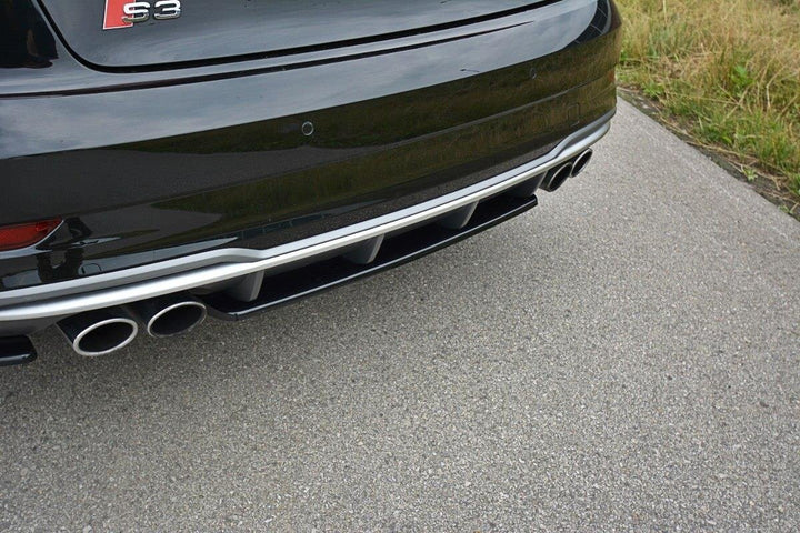 CENTRAL REAR SPLITTER AUDI S3 8V FL SEDAN