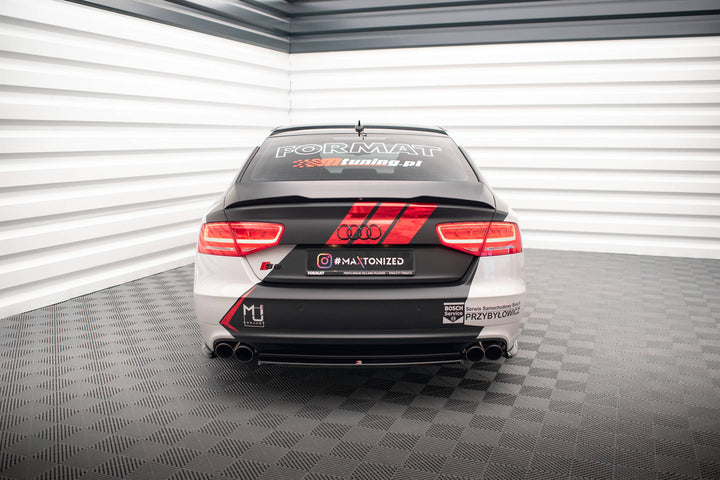 CENTRAL REAR SPLITTER FOR AUDI S8 D4
