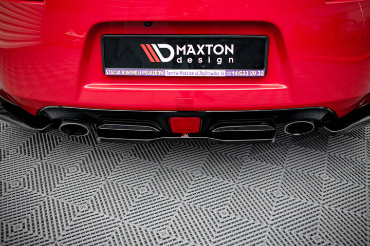 CENTRAL REAR SPLITTER FOR V.2 NISSAN 370Z