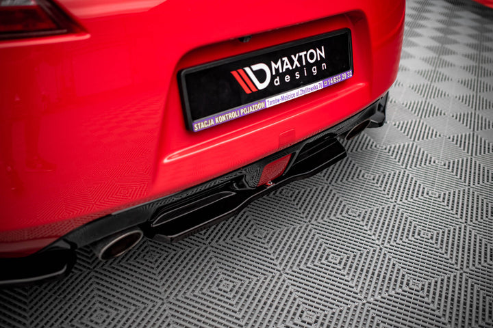 CENTRAL REAR SPLITTER FOR V.2 NISSAN 370Z