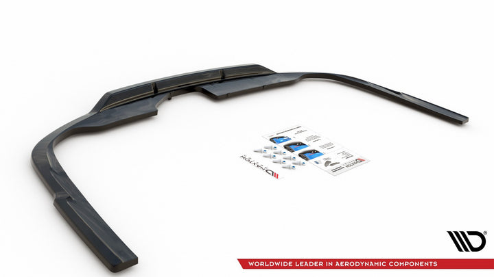 CENTRAL REAR SPLITTER (WITH VERTICAL BARS) AUDI A6 S-LINE AVANT/SEDAN C8