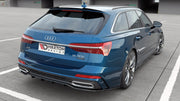 CENTRAL REAR SPLITTER (WITH VERTICAL BARS) AUDI A6 S-LINE AVANT/SEDAN C8