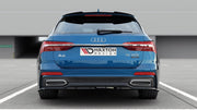 CENTRAL REAR SPLITTER (WITH VERTICAL BARS) AUDI A6 S-LINE AVANT/SEDAN C8