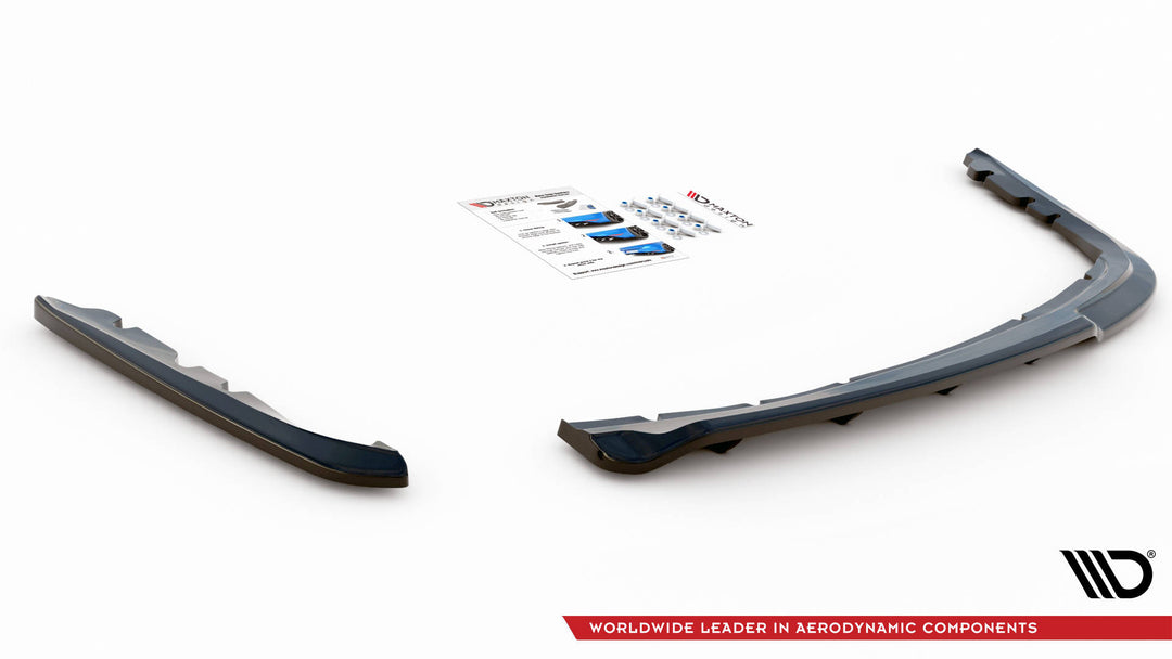 CENTRAL REAR SPLITTER (WITH VERTICAL BARS) BMW 3 SEDAN E90
