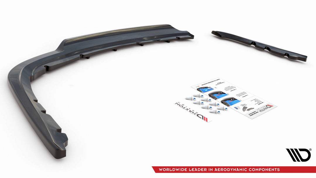CENTRAL REAR SPLITTER (WITH VERTICAL BARS) BMW 3 SEDAN E90