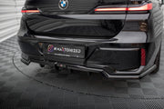 CENTRAL REAR SPLITTER (WITH VERTICAL BARS) BMW 7 M-PACK G70