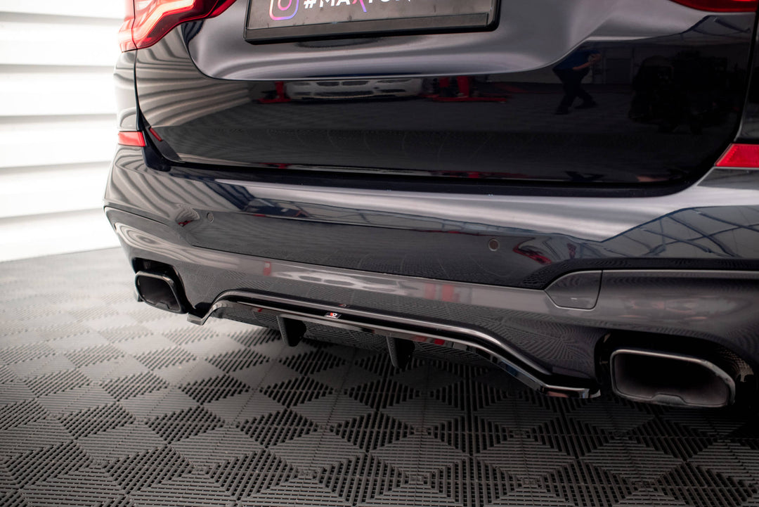 CENTRAL REAR SPLITTER (WITH VERTICAL BARS) BMW X3 M40i G01