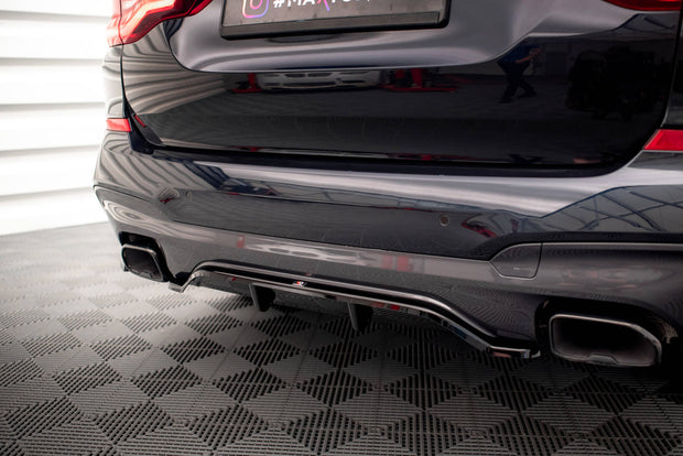 CENTRAL REAR SPLITTER (WITH VERTICAL BARS) BMW X3 M40i G01