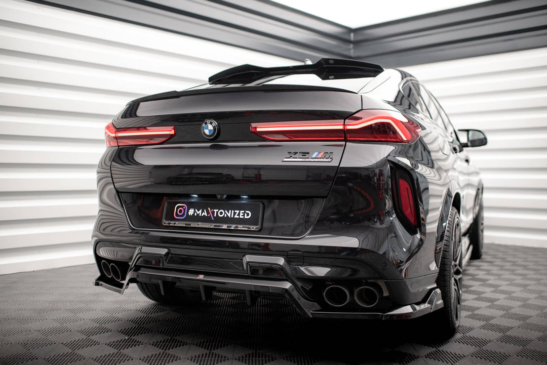 CENTRAL REAR SPLITTER (WITH VERTICAL BARS) BMW X6 M F96 / F96 Facelift