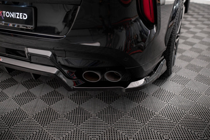 CENTRAL REAR SPLITTER (WITH VERTICAL BARS) BMW X6 M F96 / F96 Facelift